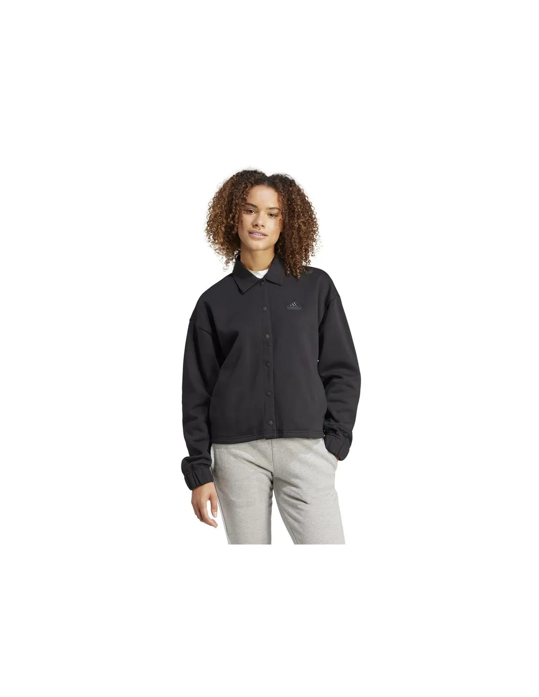 Chaqueta adidas All Szn Coach Mujer Negro