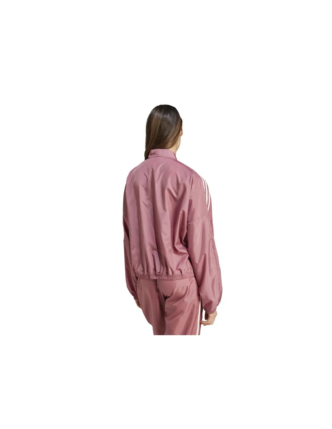 Chaqueta adidas Tiro Cut 3 Bandas Summer Woven Track Top Mujer Rosa
