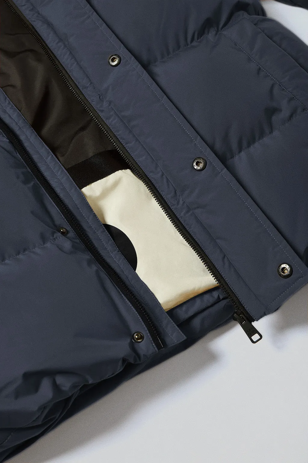 Chaqueta azul marino Slope acolchada con detalles Polo Club