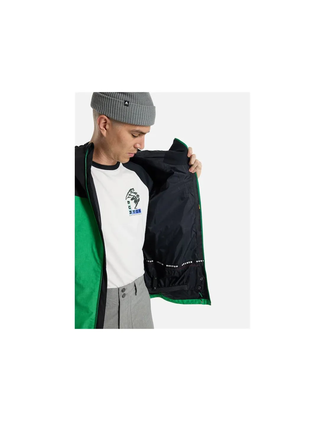 Chaqueta de Esquí Burton Lodgepole Hombre Green