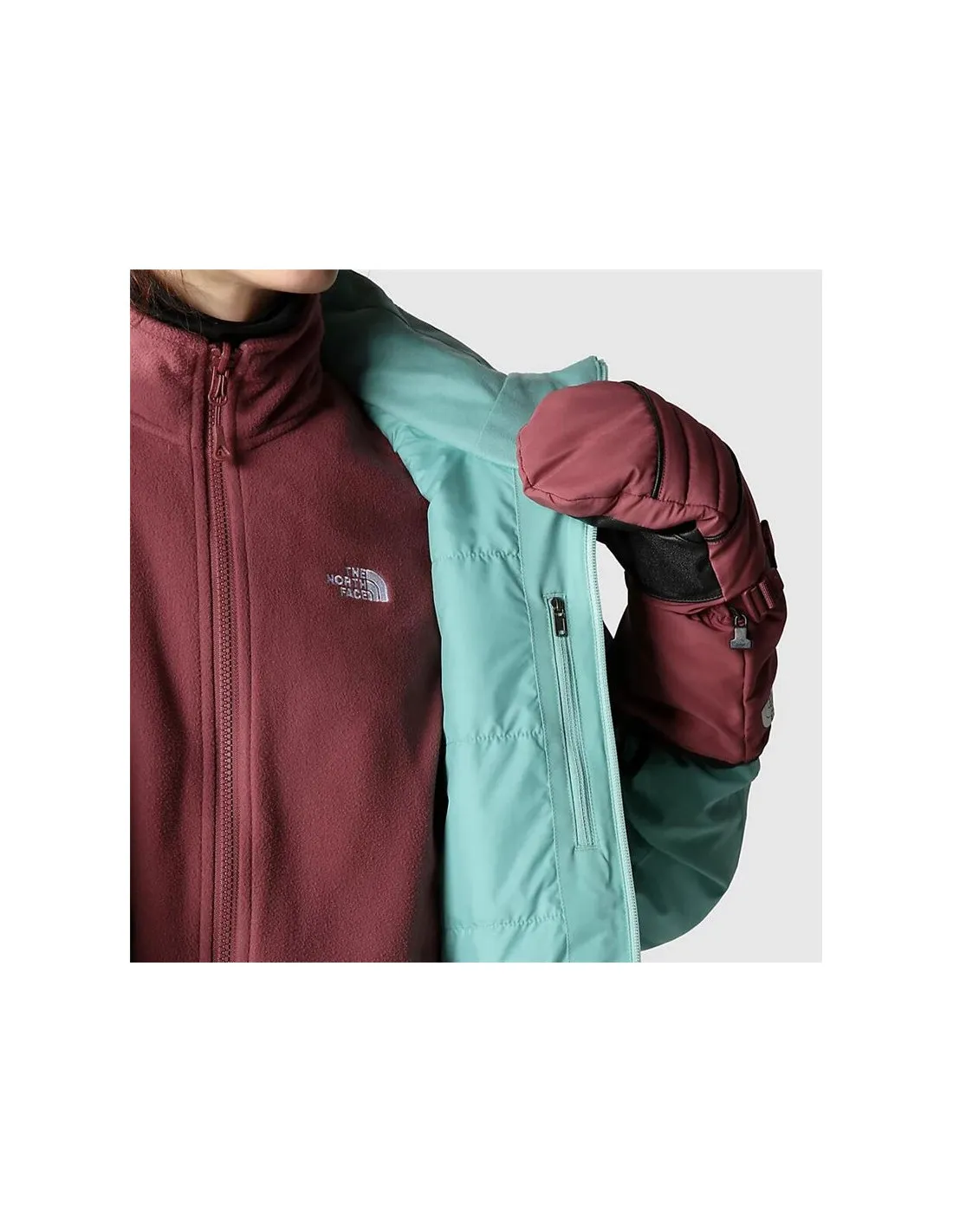Chaqueta de Esquí The North Face Lenado Naranja Mujer