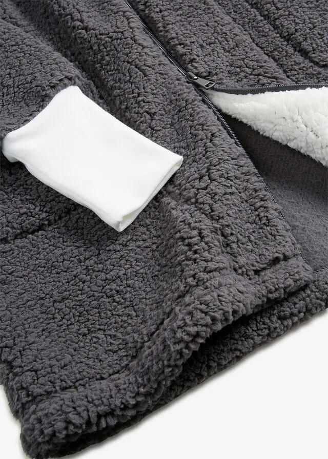 Chaqueta de forro polar Negro