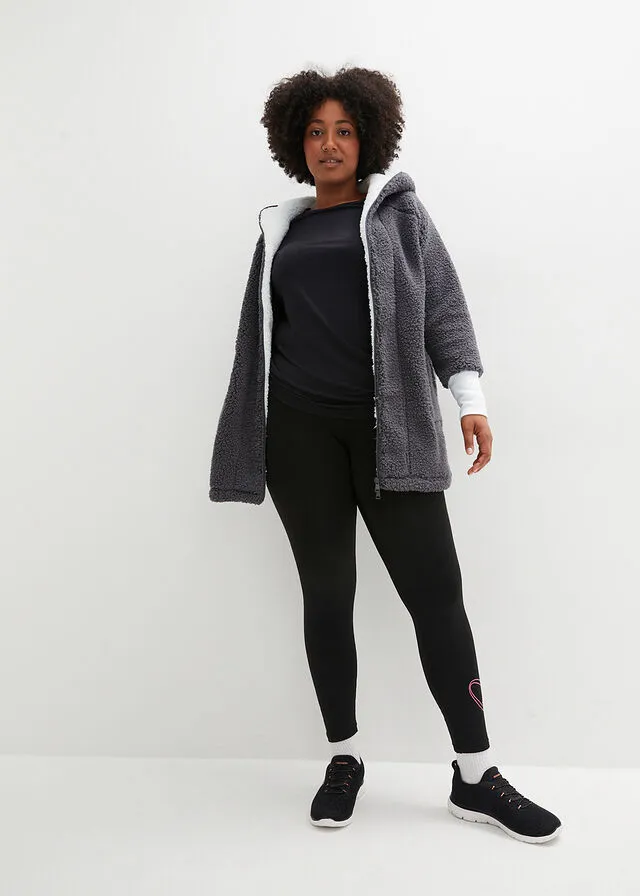Chaqueta de forro polar Negro