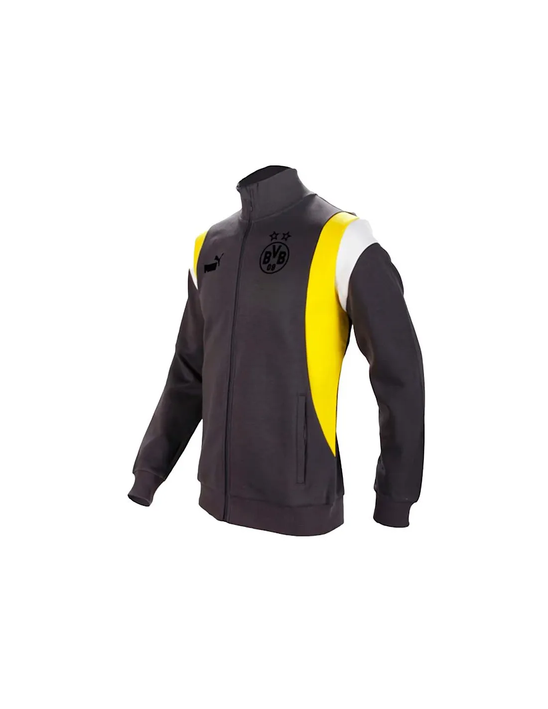 Chaqueta De Fútbol Puma Bvb Ftblarchive Trac Flat Dark Gray