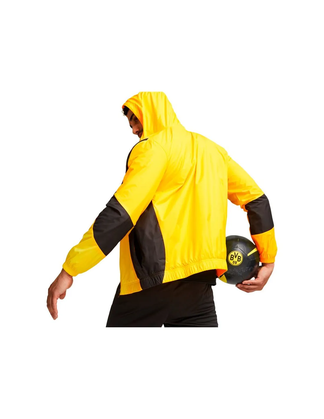 Chaqueta de Fútbol Puma Bvb Prematch Woven A Hombre