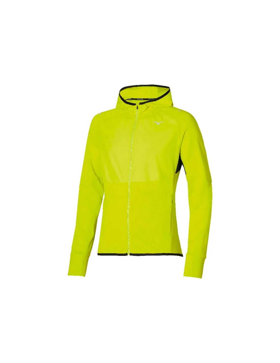 Chaqueta de Running Mizuno Warmalite Hybrid Amarillo Hombre