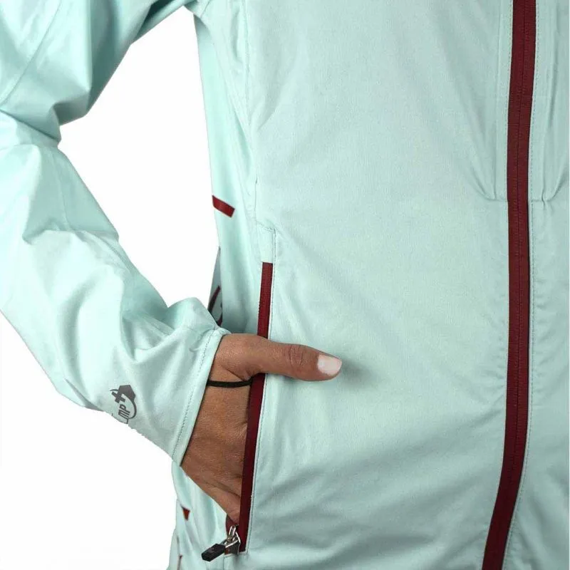 Chaqueta de trail impermeable Raidlight Raidshell Mp+(ICEBLUE) mujer