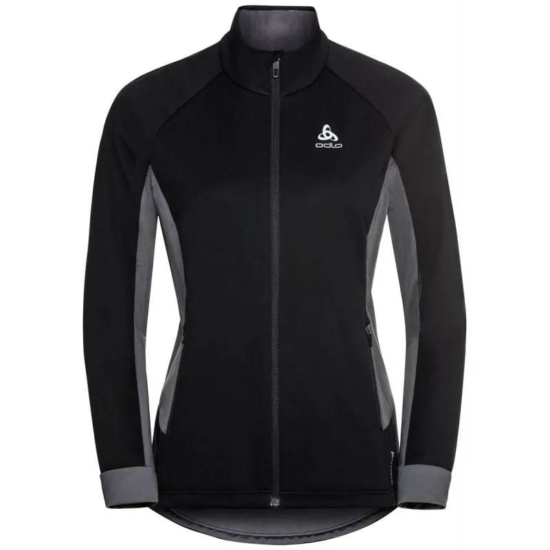 CHAQUETA ESQUí DE FONDO MUJER ODLO CHAQUETA BRENSHOLMEN (NEGRO  NUEVO ODLO GRIS GRAFITO)