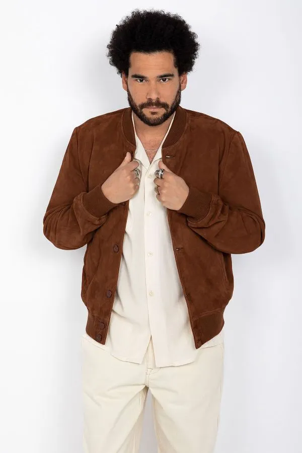 Chaqueta Hombre Schott Lctexas Cognac