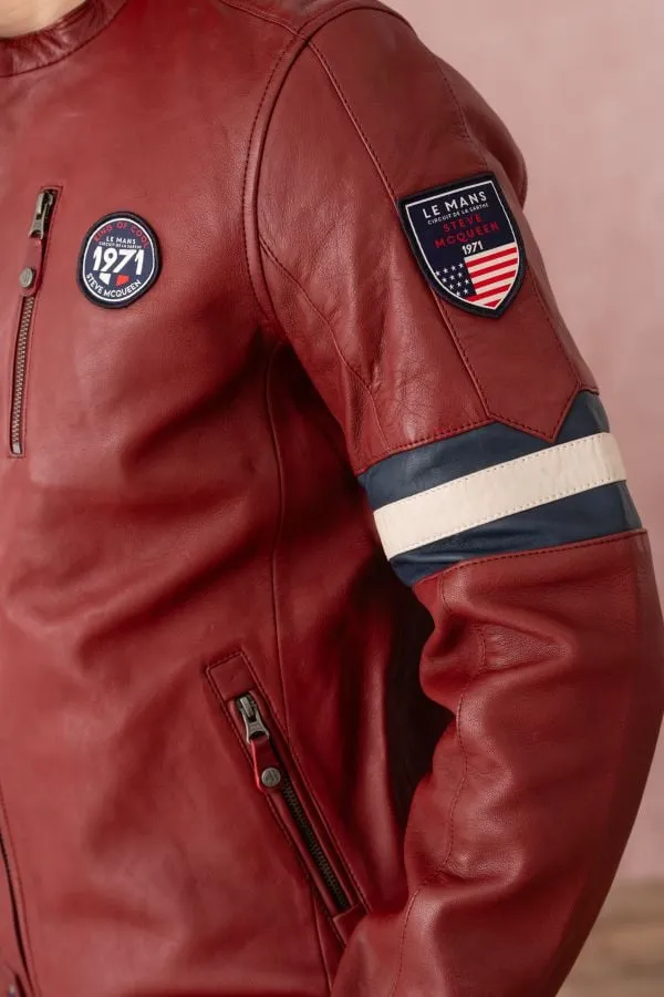 Chaqueta Hombre Steve Mcqueen Gary Sheep Crown Dark Red