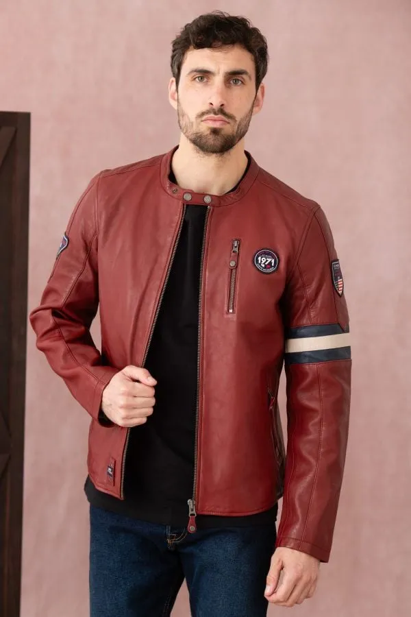 Chaqueta Hombre Steve Mcqueen Gary Sheep Crown Dark Red