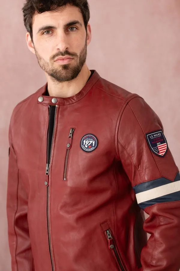 Chaqueta Hombre Steve Mcqueen Gary Sheep Crown Dark Red