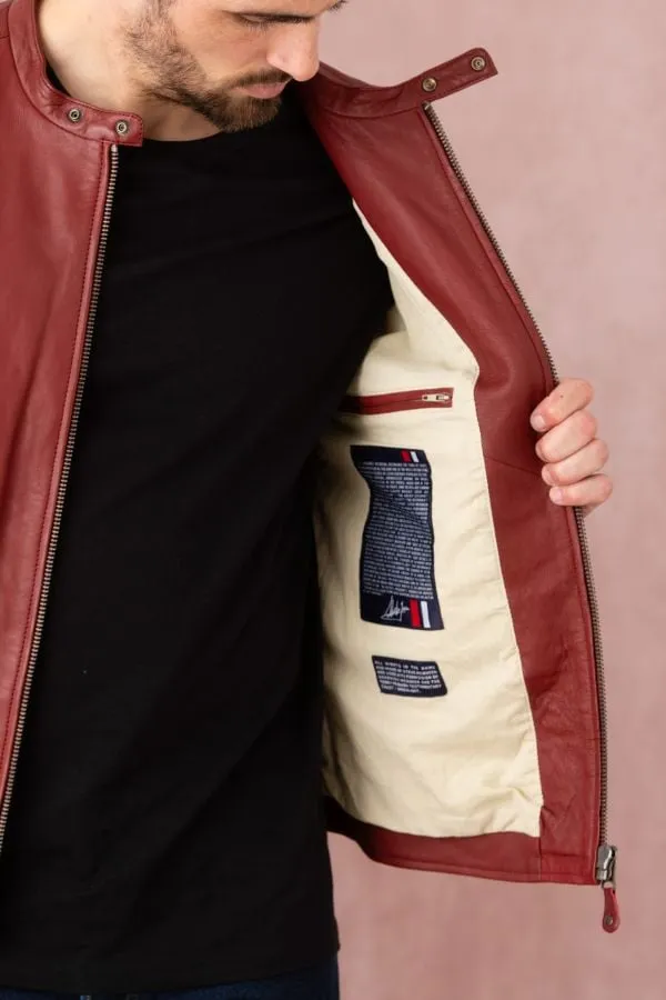 Chaqueta Hombre Steve Mcqueen Gary Sheep Crown Dark Red