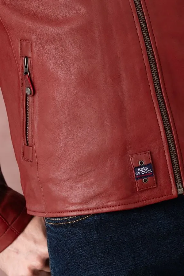 Chaqueta Hombre Steve Mcqueen Gary Sheep Crown Dark Red