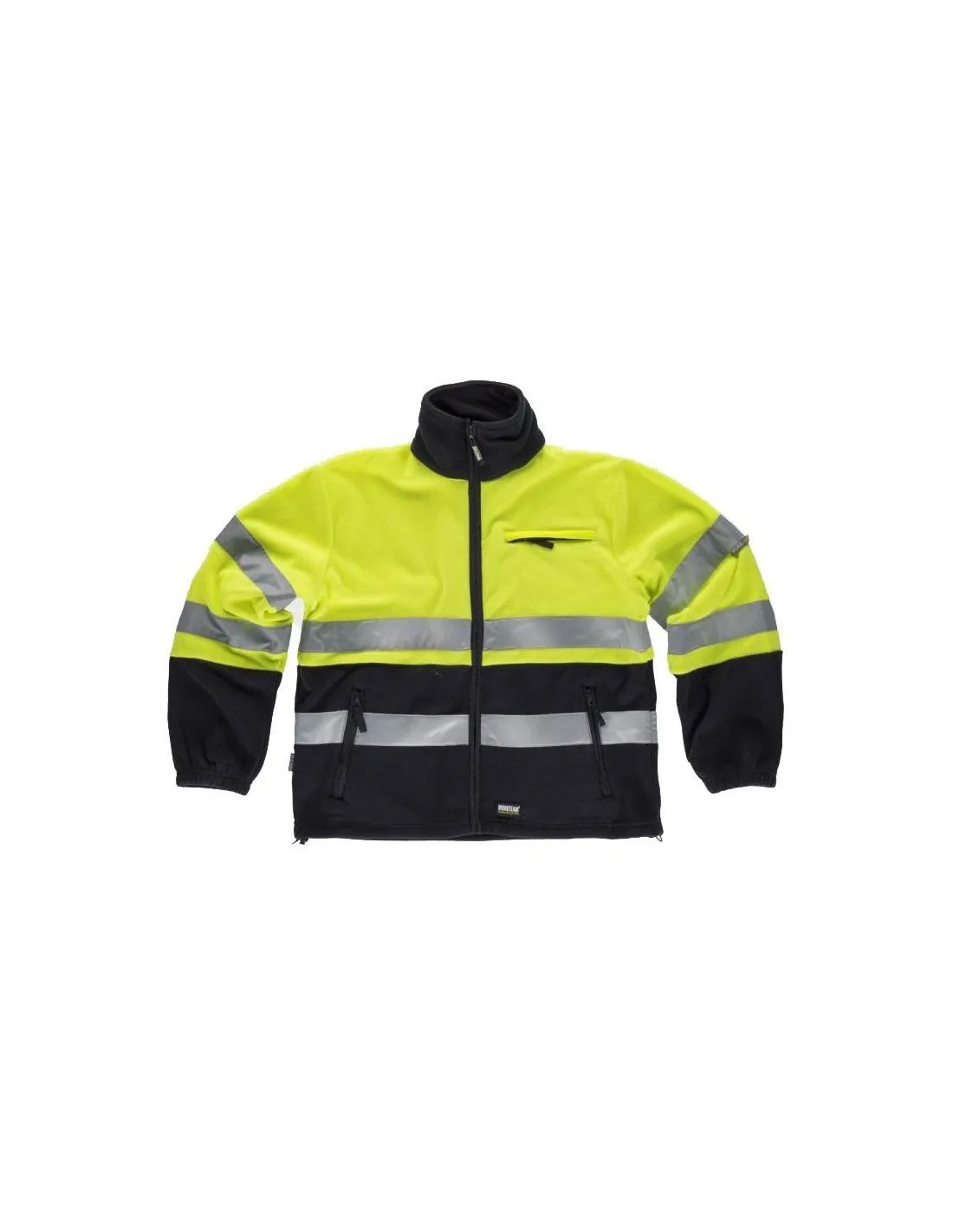 Chaqueta polar bicolor alta visibilidad Workteam C4025