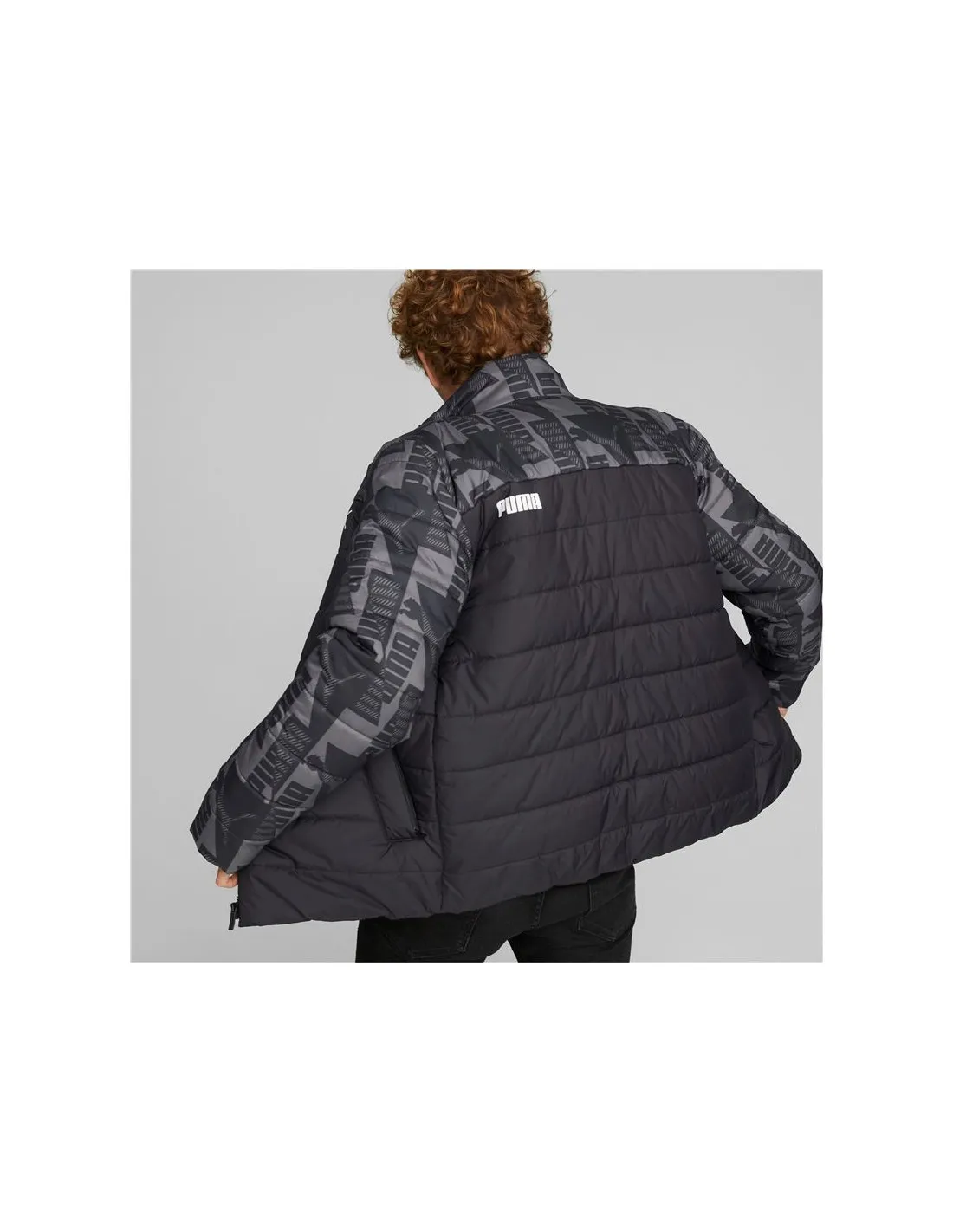 Chaqueta Puma Essentianls Padded Hombre BK