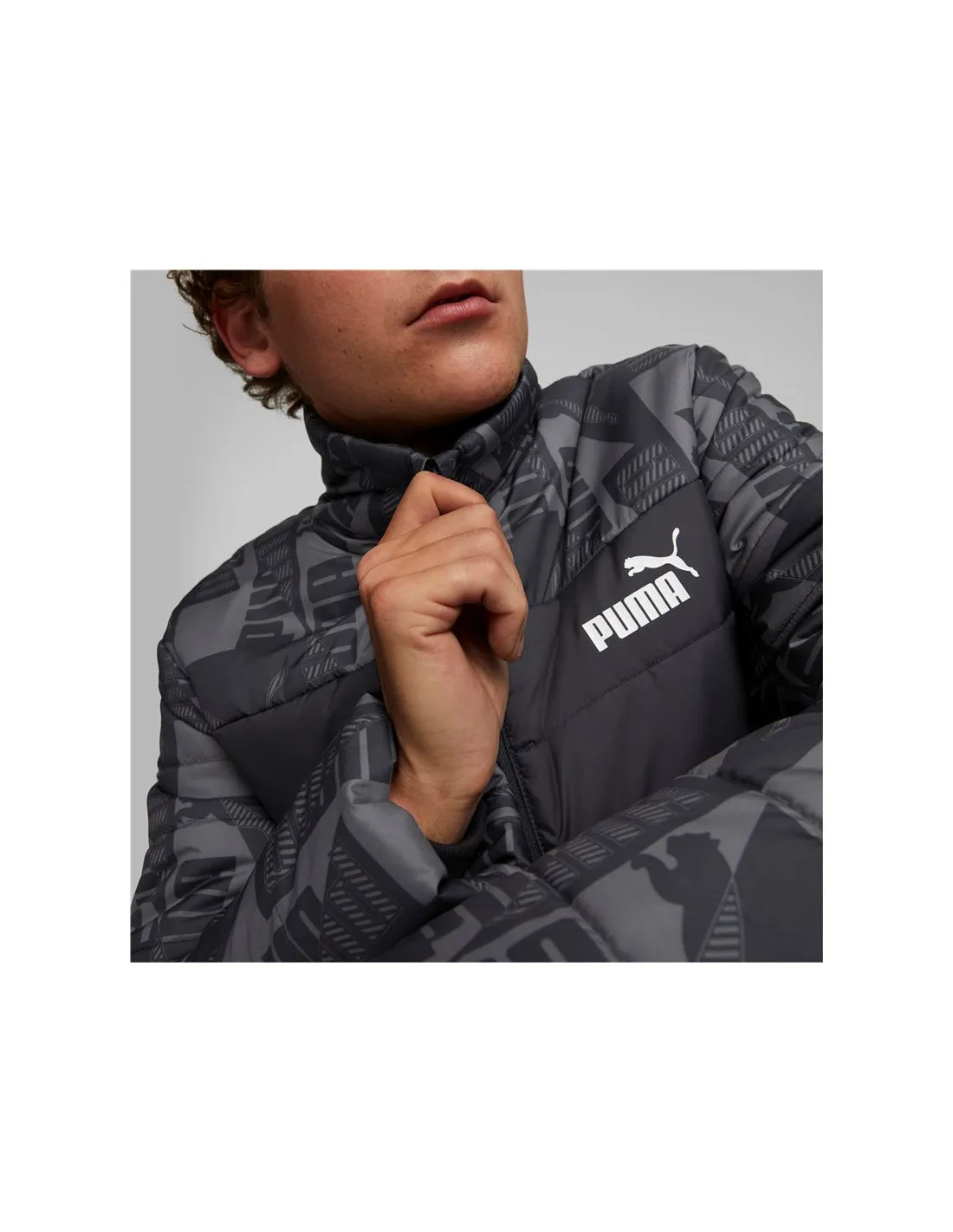 Chaqueta Puma Essentianls Padded Hombre BK