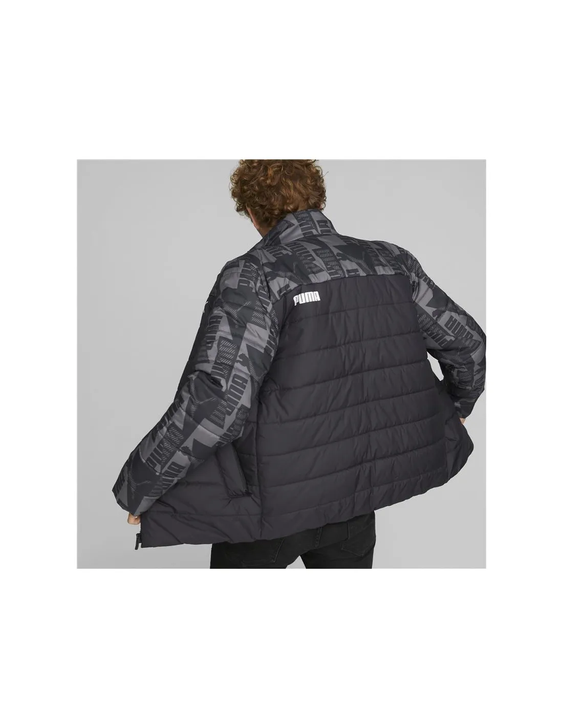 Chaqueta Puma Essentianls Padded Hombre BK
