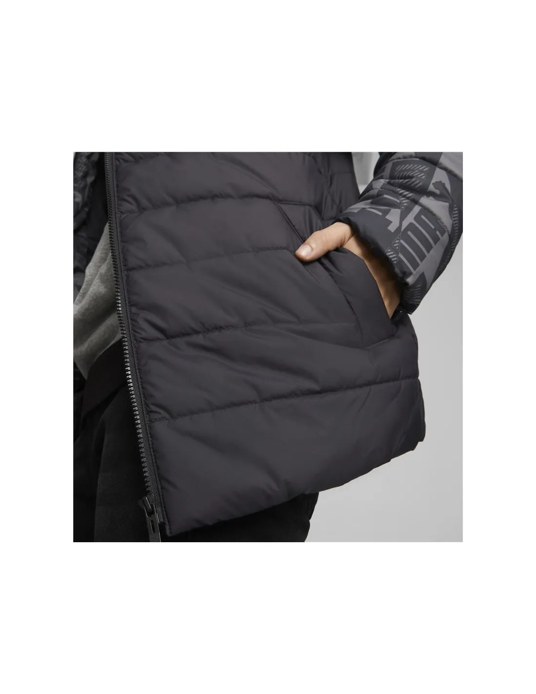 Chaqueta Puma Essentianls Padded Hombre BK