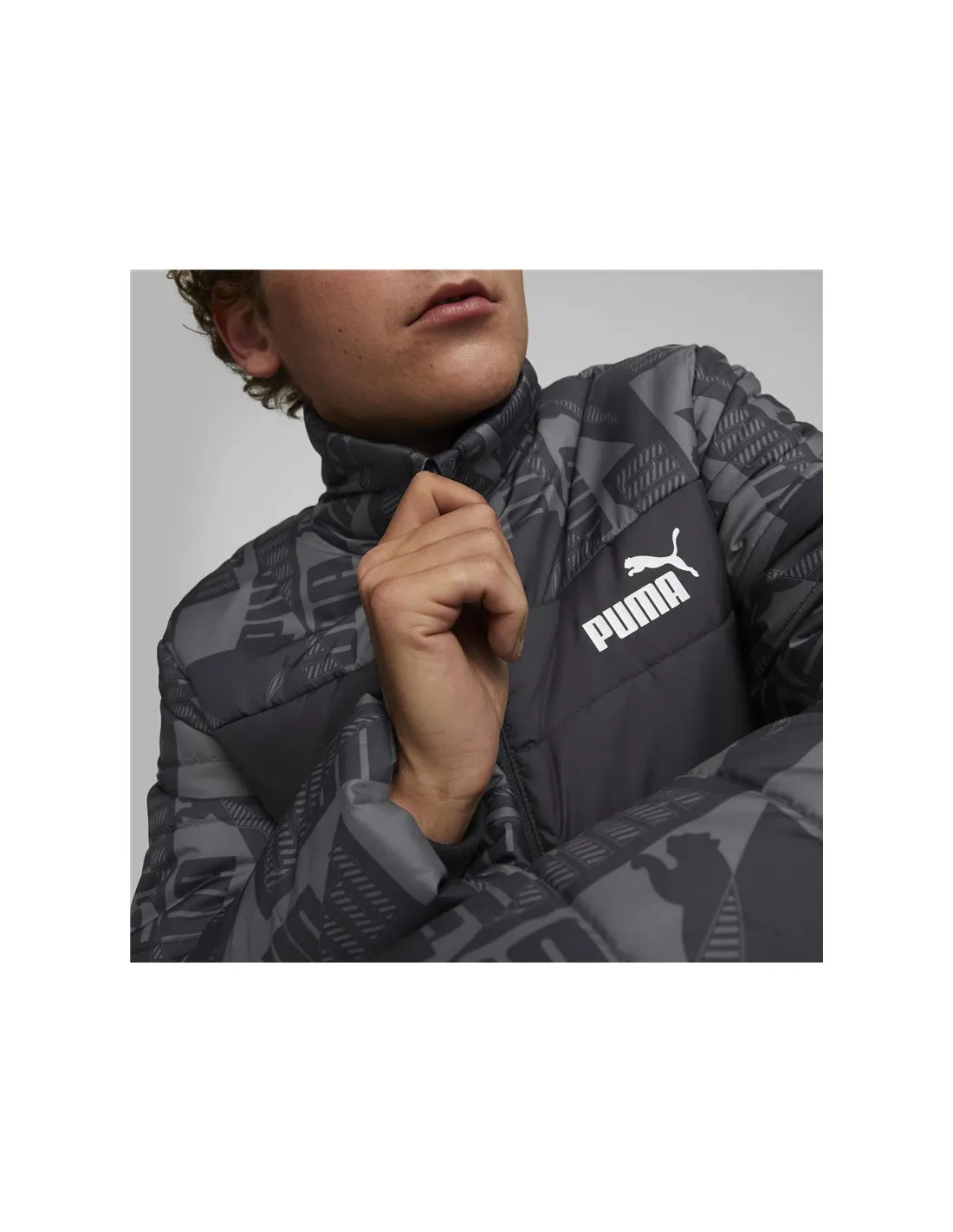 Chaqueta Puma Essentianls Padded Hombre BK