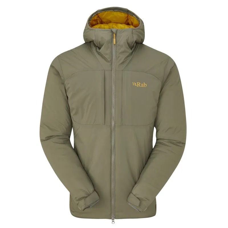 Chaqueta Rab Chaqueta alpina Xenair para hombre (caqui claro)