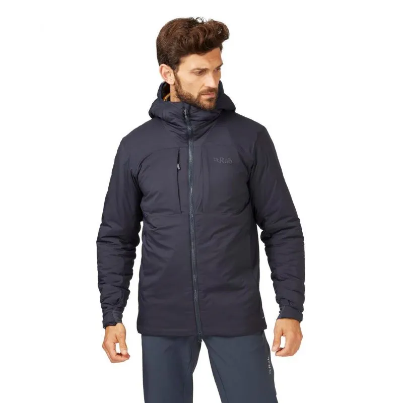 Chaqueta Rab Chaqueta alpina Xenair para hombre (Ébano)