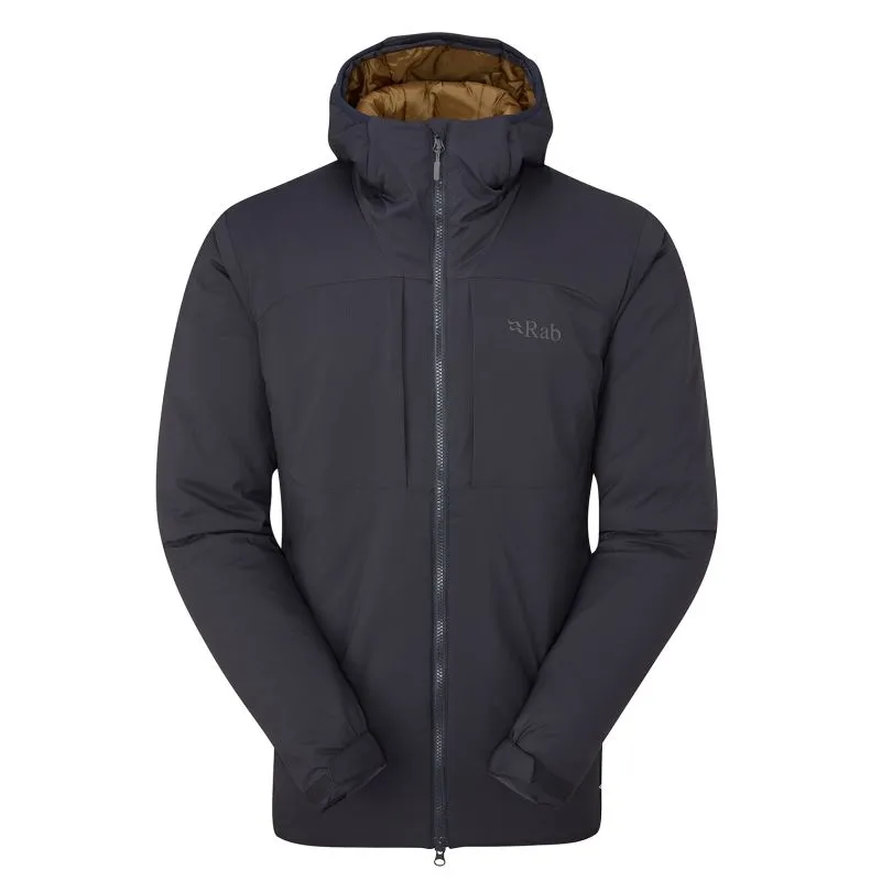 Chaqueta Rab Chaqueta alpina Xenair para hombre (Ébano)