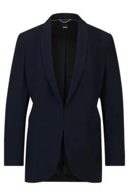 Chaqueta regular fit con parte delantera de diseño abierto