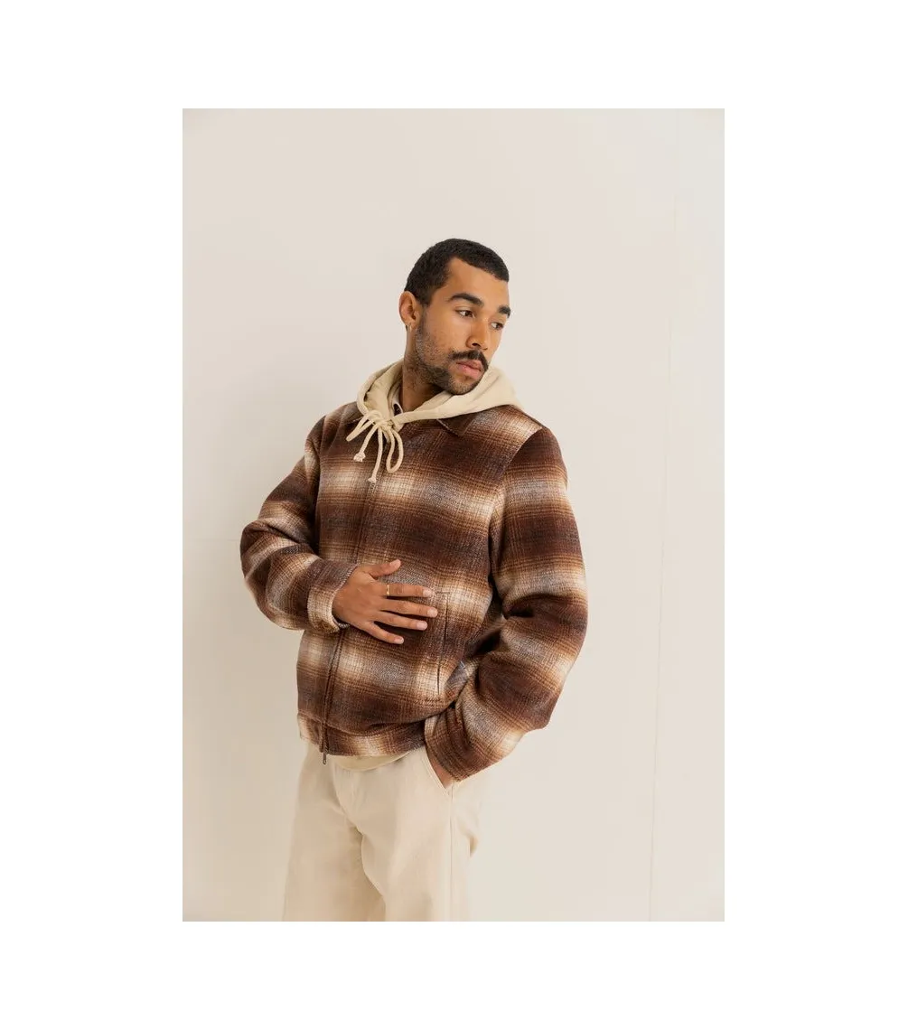 CHAQUETA RHYTHM JAMES CHECK JACKET  CEDAR