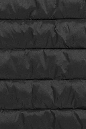 Chaqueta ultralight negra Cintia de capucha extraíble y bordado PC