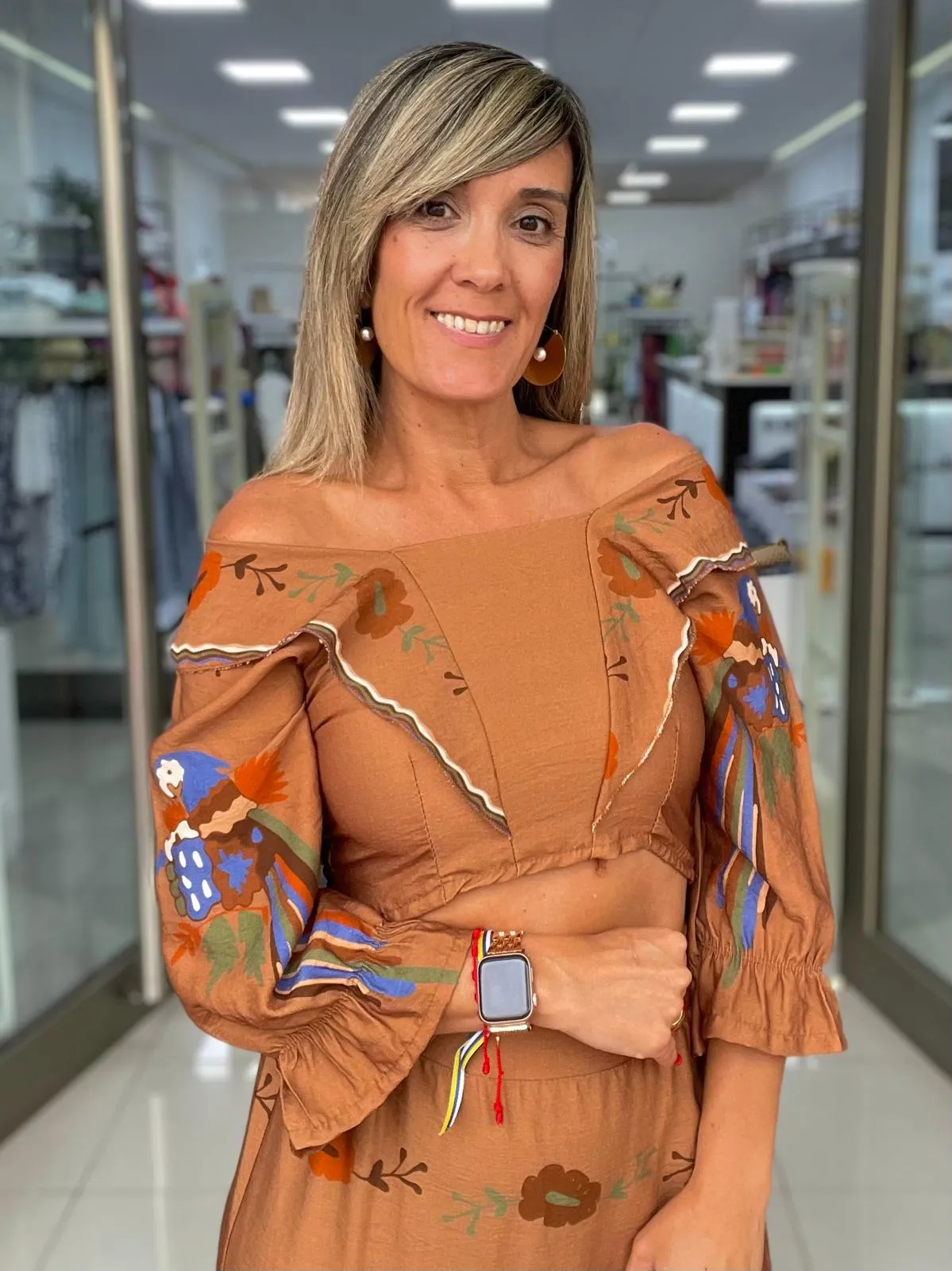 Conjunto top+falda