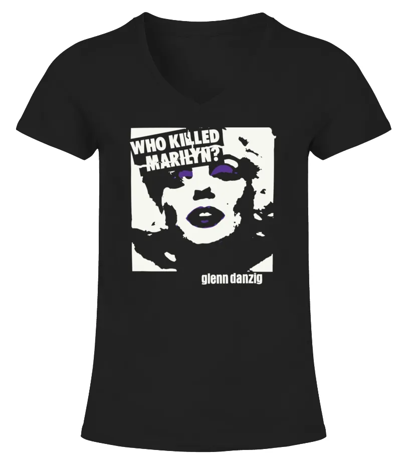 Danzig Merch Camiseta cuello pico Mujer