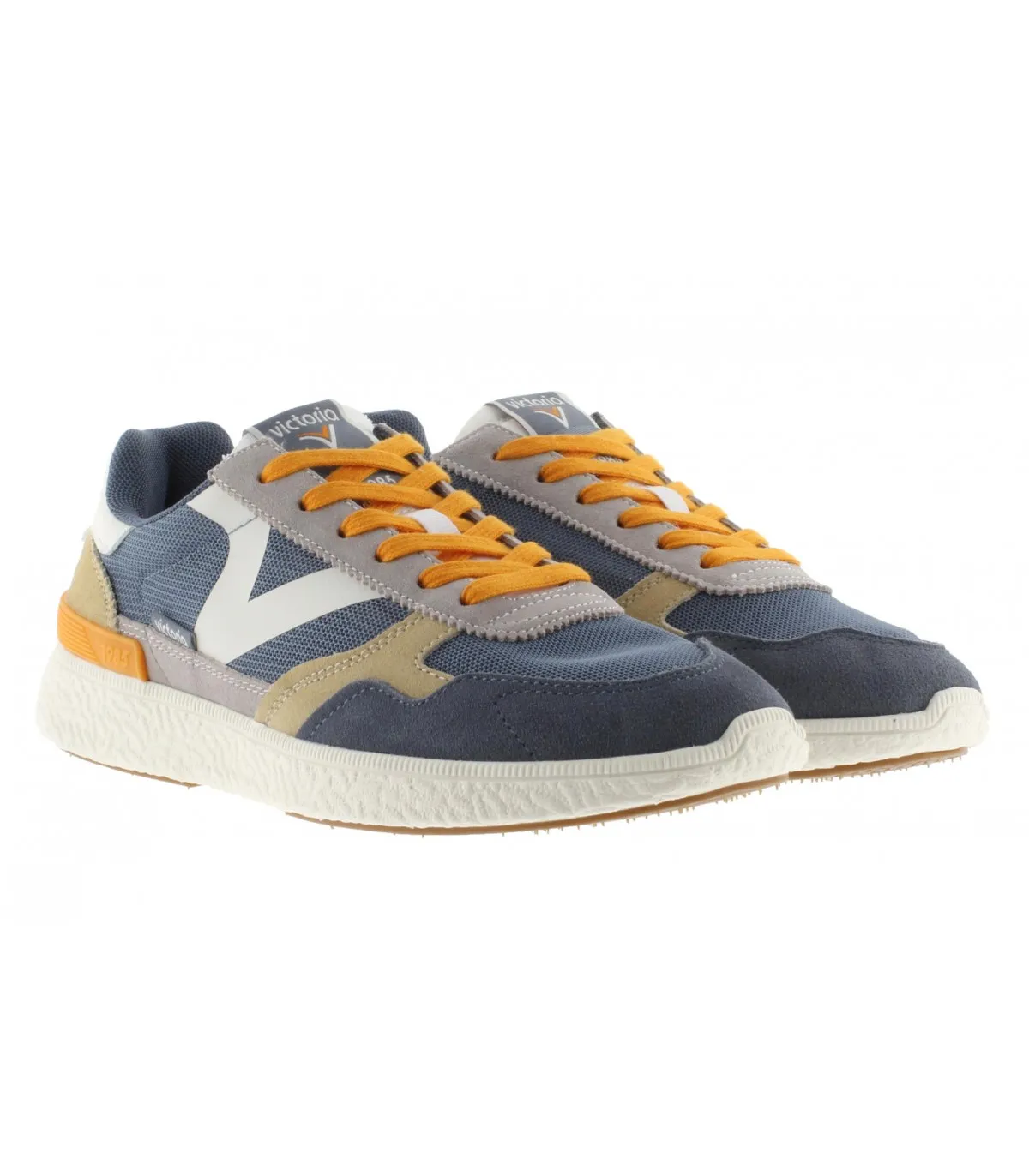 Deportivo hombre Victoria azul marino suela casco cordones