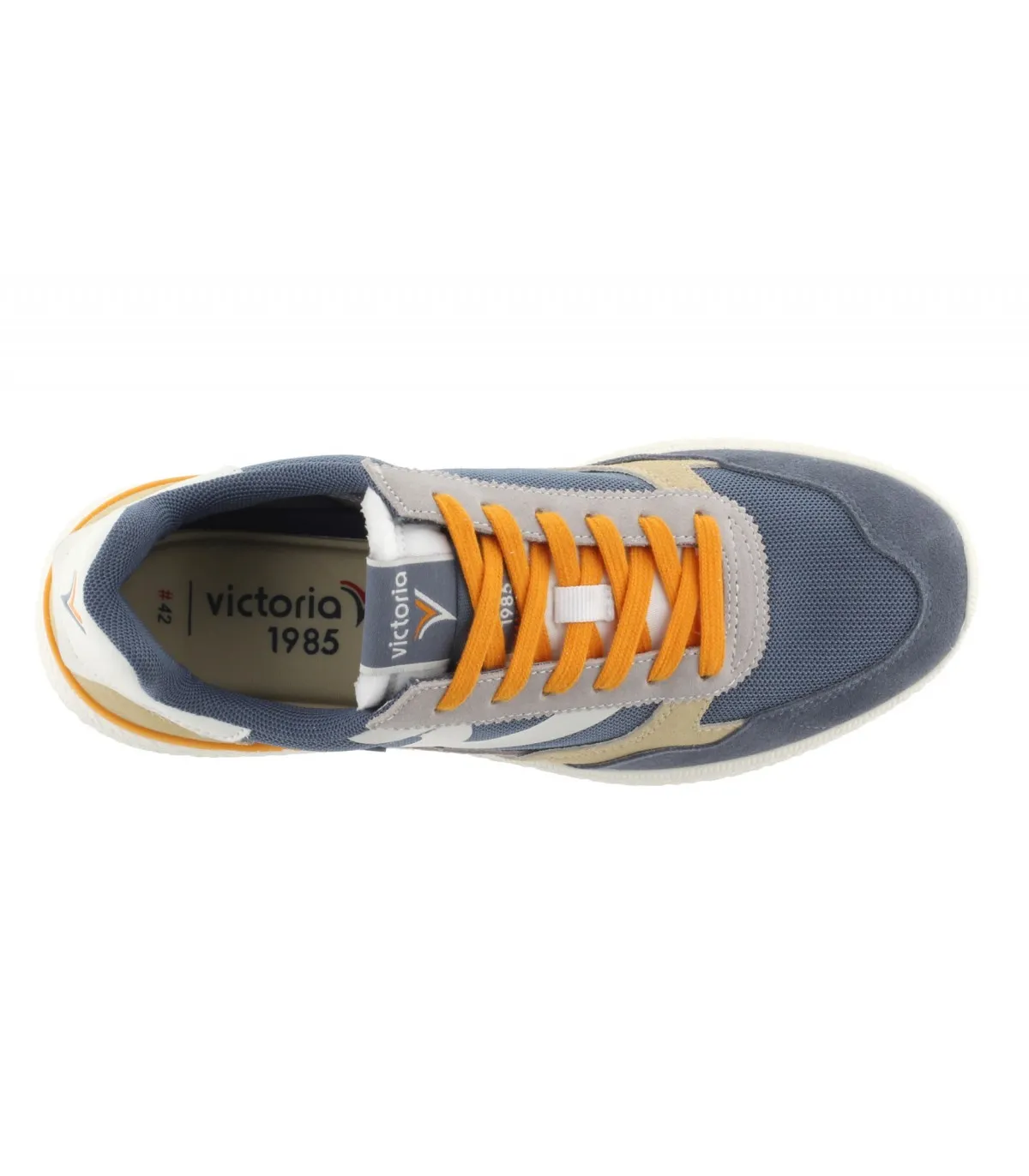 Deportivo hombre Victoria azul marino suela casco cordones