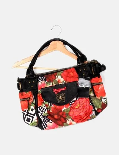 Desigual Bolso multicolor estampado