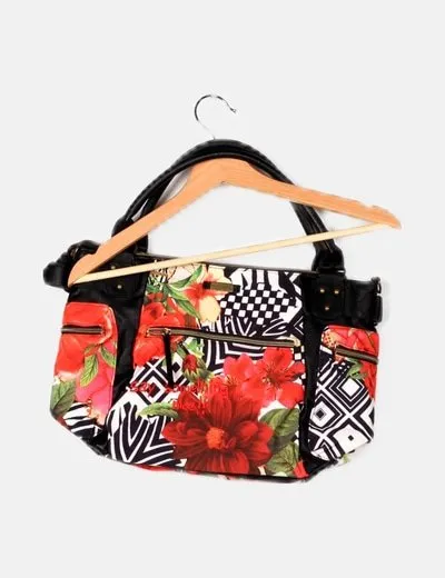 Desigual Bolso multicolor estampado