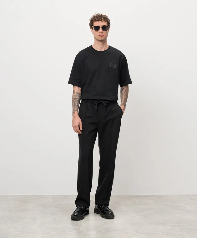 Dolce&Gabbana Black pants made of wool