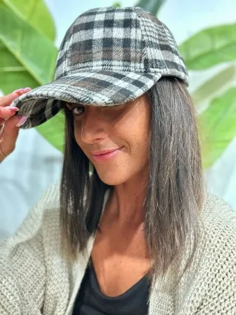 Gorra Paño Tartán GILBY Gris