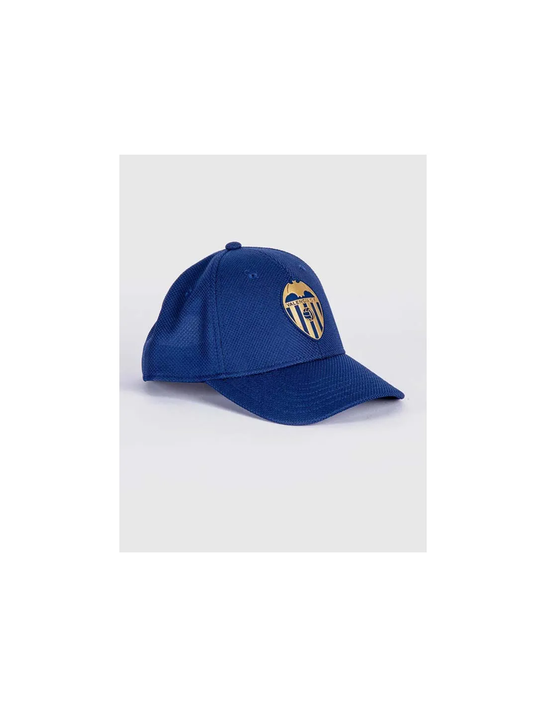 Gorra Valencia CF adulto azul marino con escudo dorado