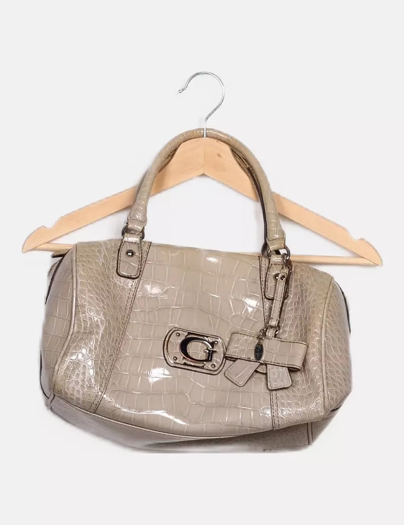 Guess Bolso beige texturizado