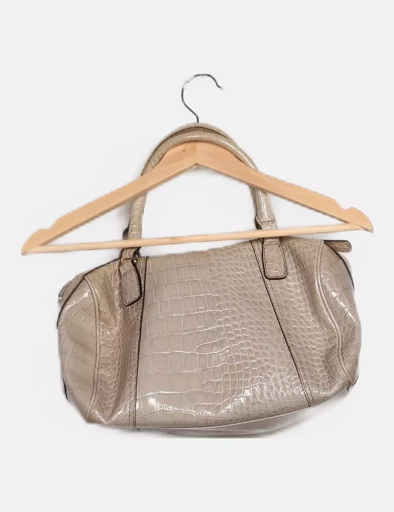 Guess Bolso beige texturizado