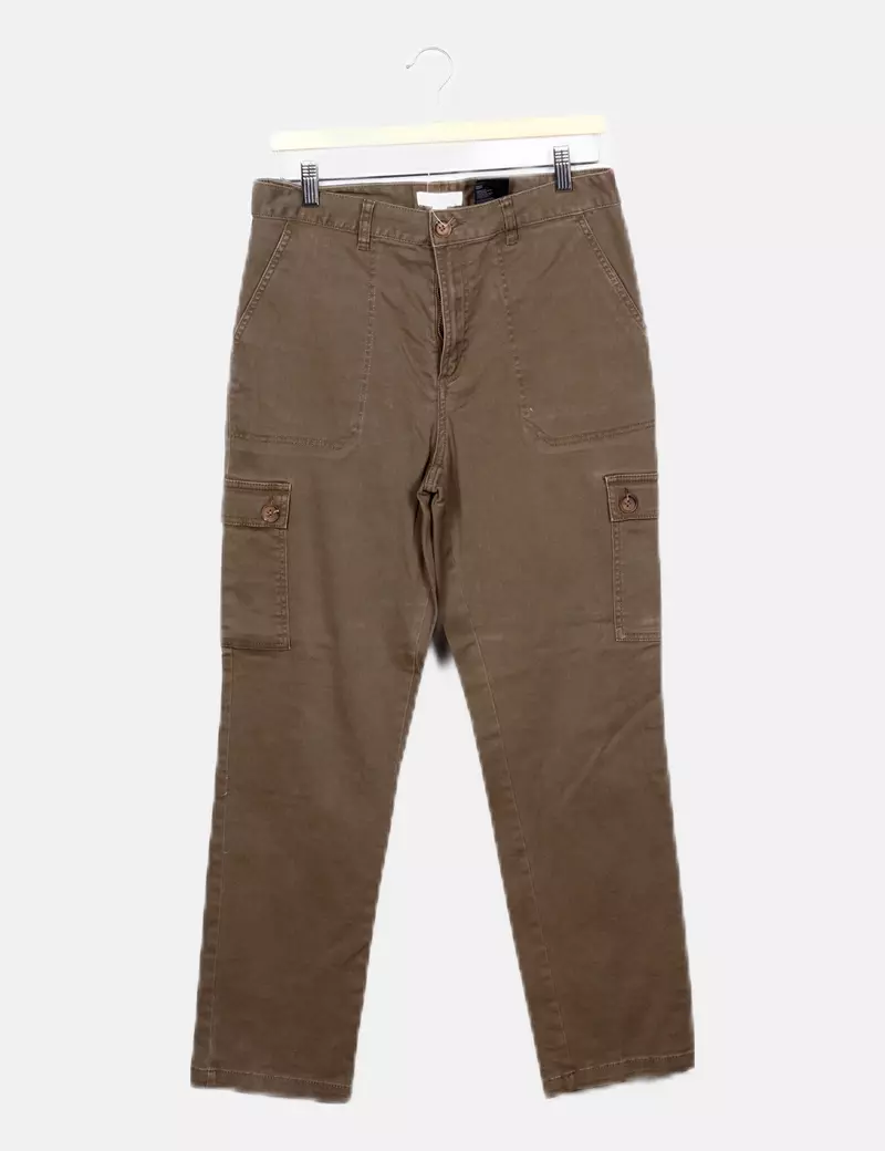 H&M Jeans kaki cargo