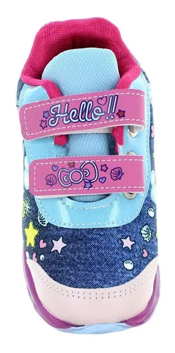 Hello Kitty Tenis Con Luz Contactel Rosa Para Niña 80237