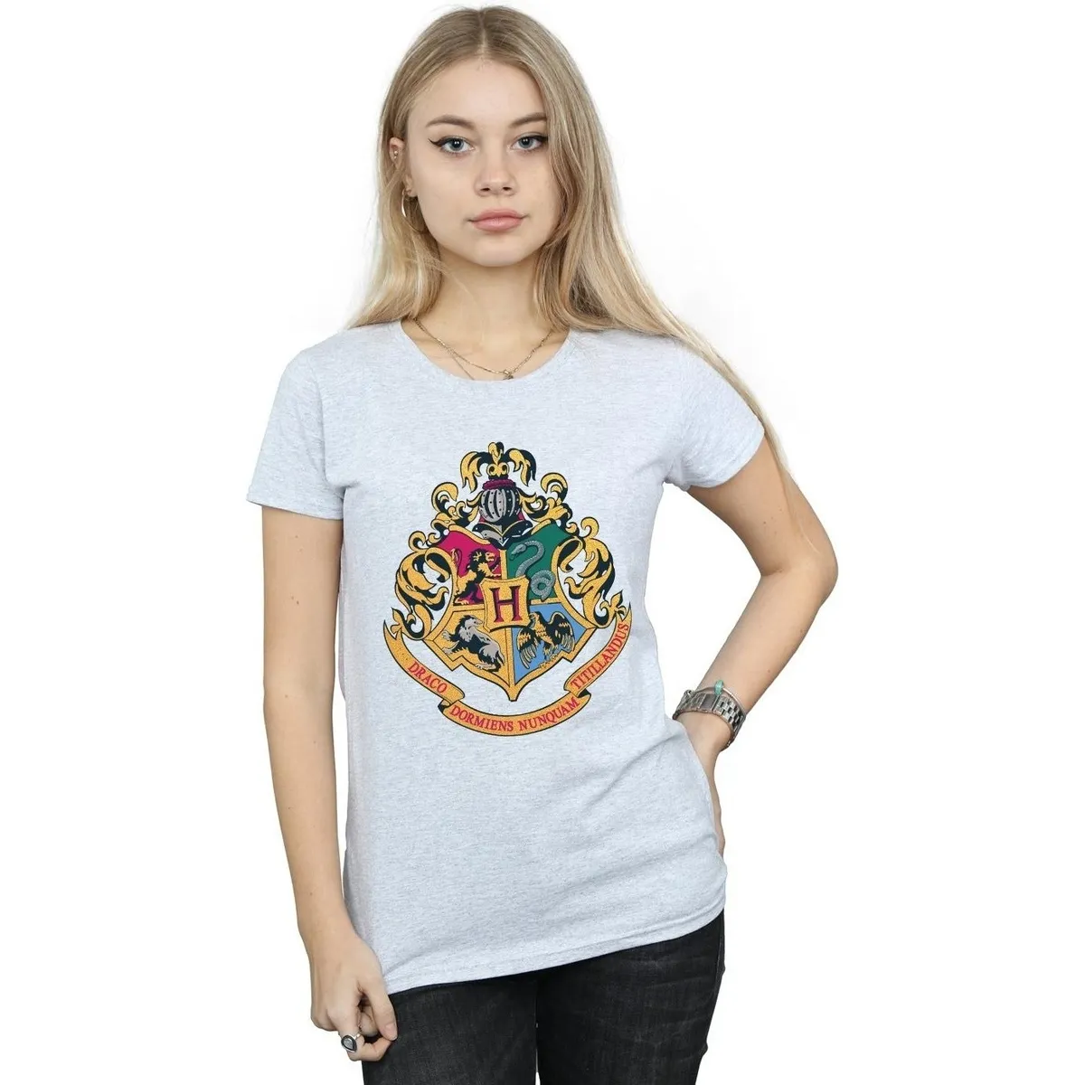 Hogwarts Crest Gold Ink