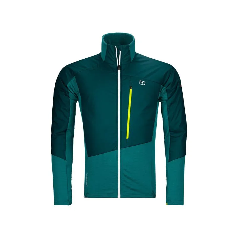 Hombres Ortovox Westalpen Swisswool Hybrid M (Dark Pacific) chaqueta polar
