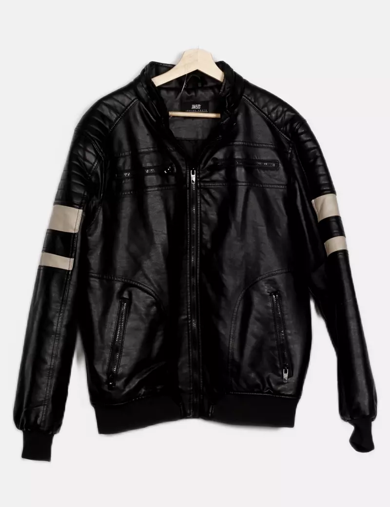 Inside Chaqueta biker Polipiel