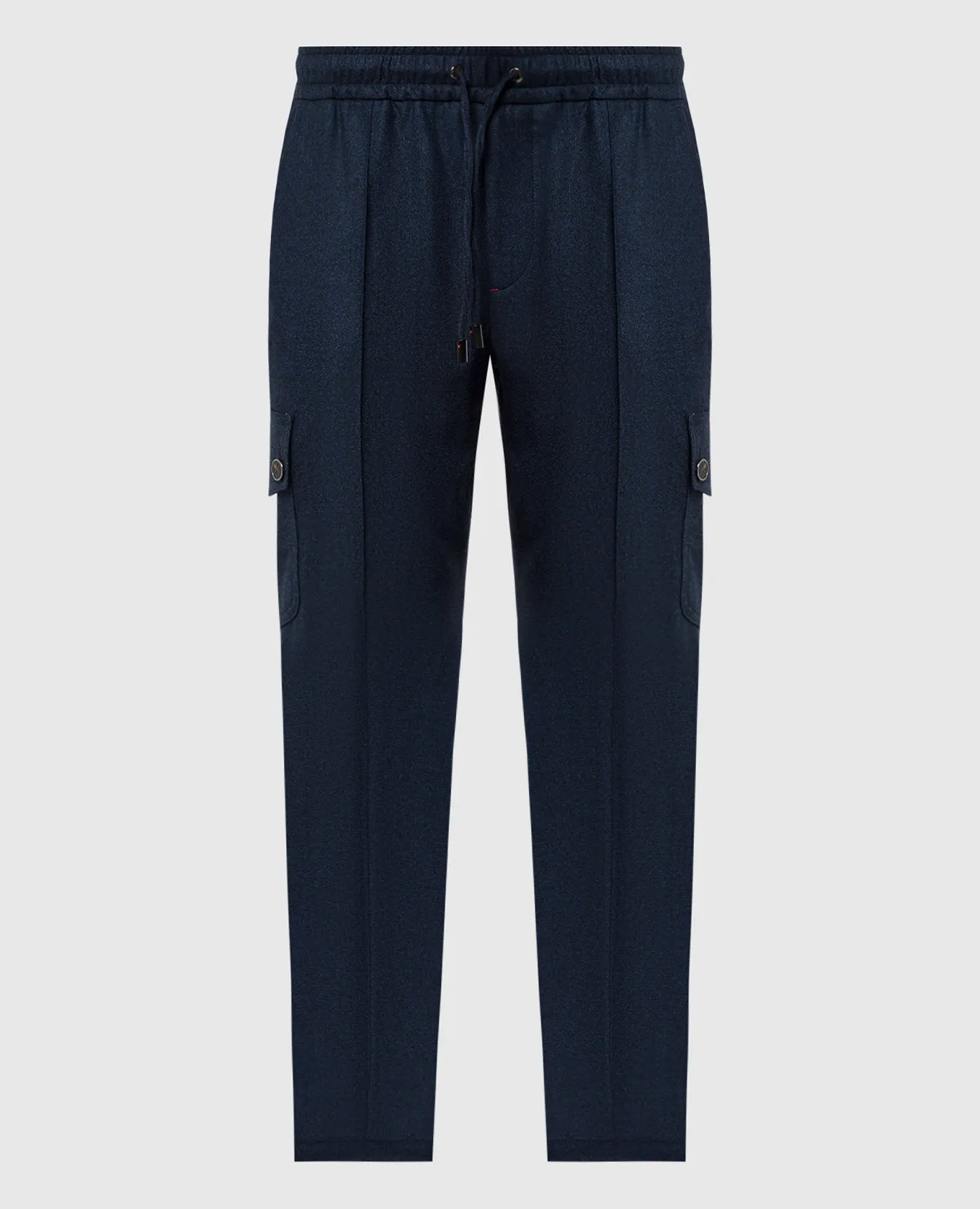 ISAIA Blue wool cargo pants