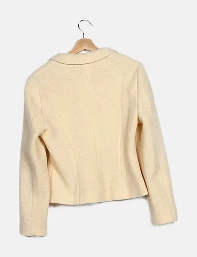 Javier Herrero Abrigo beige borrego