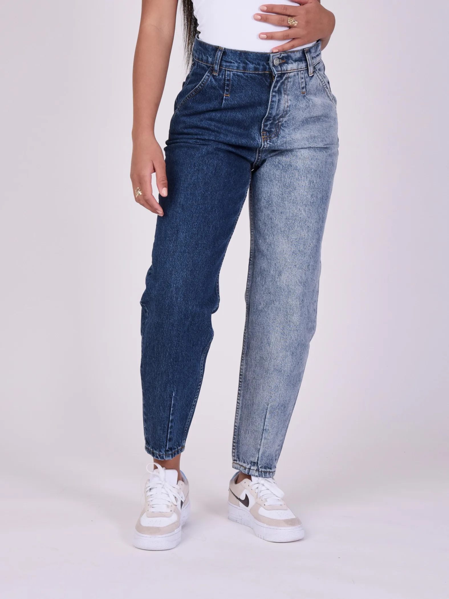 Jeans bicolor