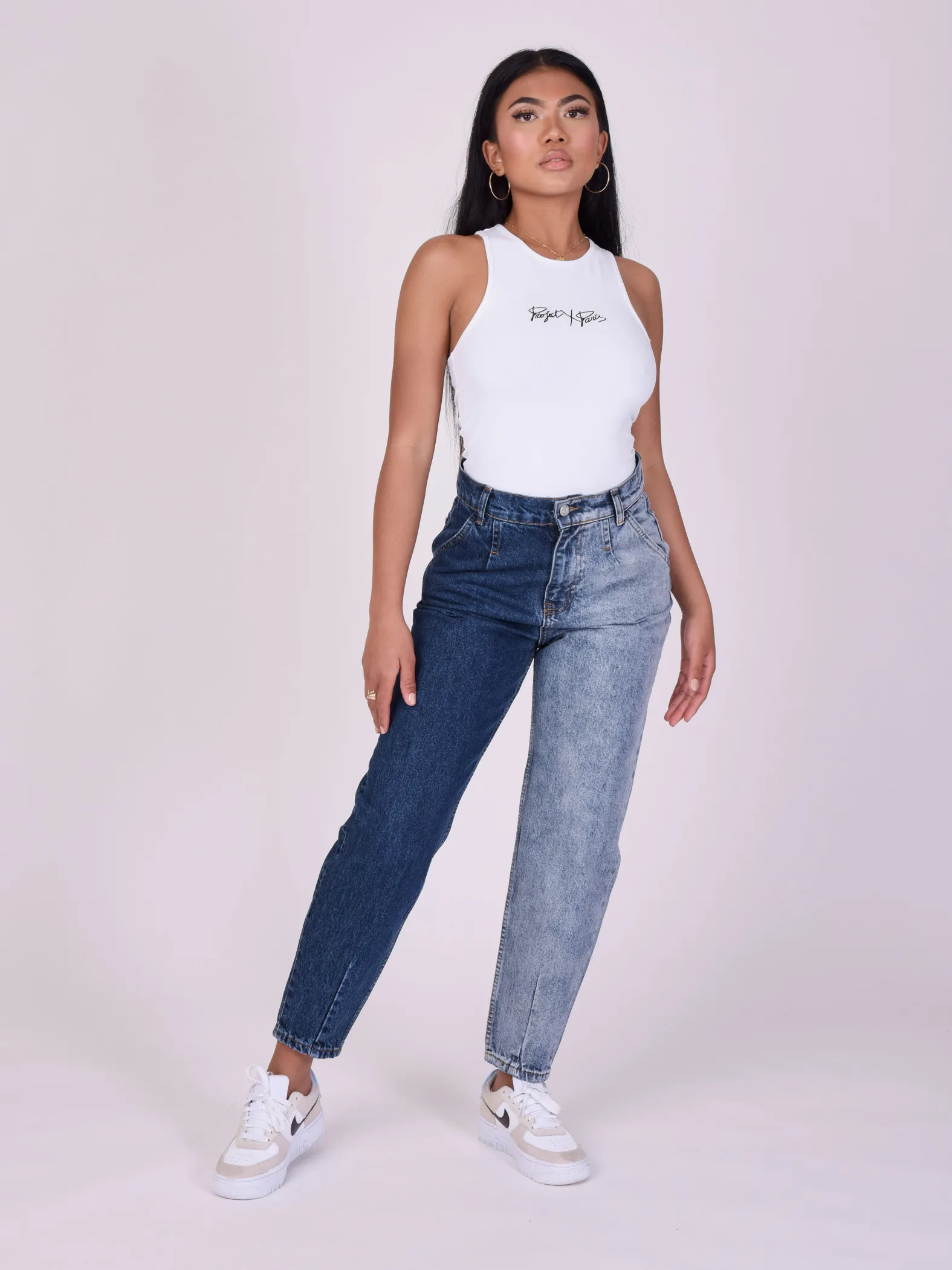 Jeans bicolor